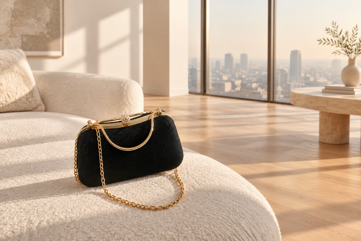 Cocktail Black Clutch